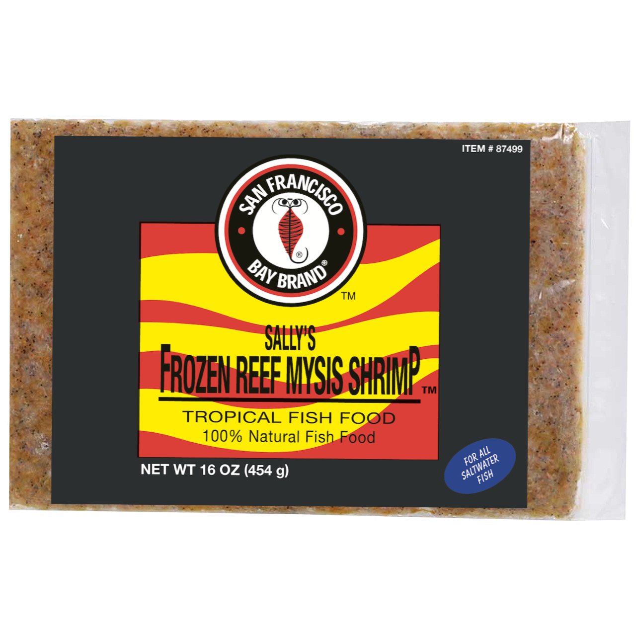 San Francisco Bay Brand Sally's Frozen Reef Mysis Shrimp 16 oz SD-5 000945874995