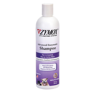 Zymox Advanced Enzymatic Shampoo for Dry or Itchy Skin 12 oz 667334229141