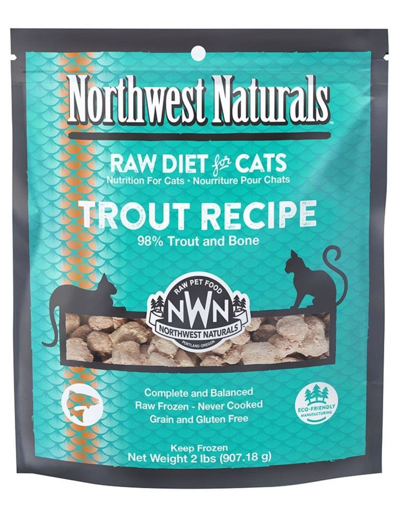 Northwest Naturals Cat Frozen Trout 2lb 087316386608