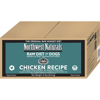 Northwest Naturals Dog Frozen Nuggets Chicken Bulk 15lb 087316386516