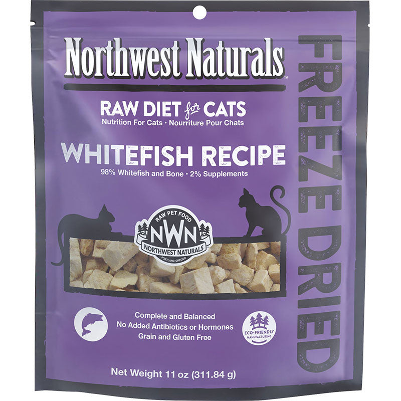 Northwest Naturals Freeze Dried Whitefish Cat Nibbles 11oz{L+x} 087316386301