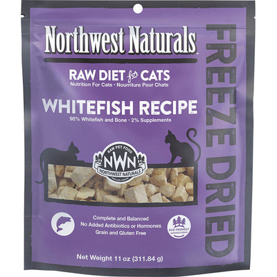 Northwest Naturals Freeze Dried Whitefish Cat Nibbles 11oz{L+x} 087316386301