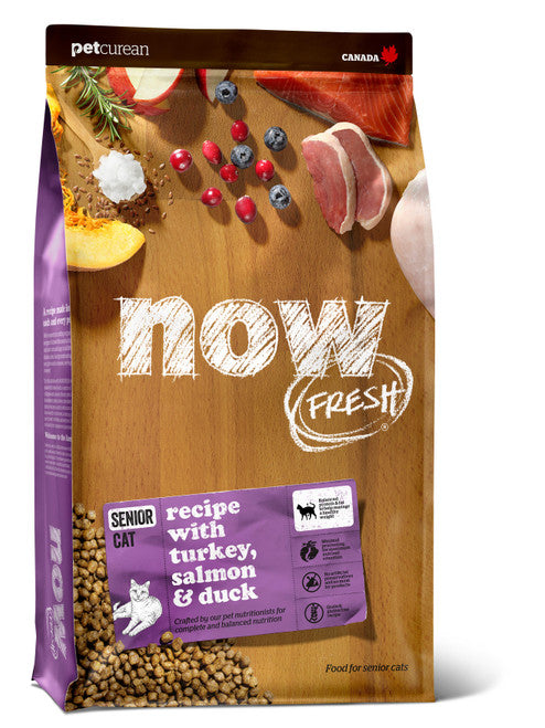 Now Fresh Grain Free Senior Recipe For Cats 8 lb - Cat