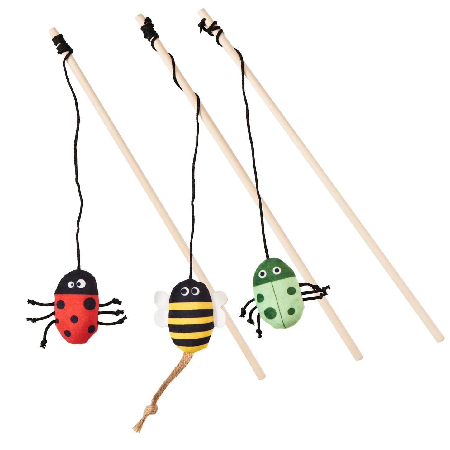 Spot Love The Earth Insect Teaser Wand Cat Toy Assorted Color 077234521731