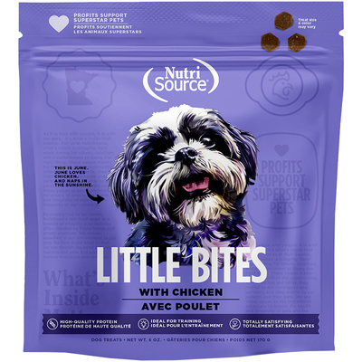 NUTRISOURCE DOG LITTLE BITES CHICKEN 6OZ