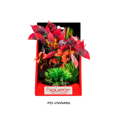 Aquatop Vibrant Wild Plant Mixed Red 6 in 810074880428
