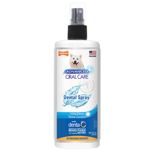 Nylabone Advanced Oral Care Dental Spray Fresh Breath 4 oz. (1 Count) - Dog