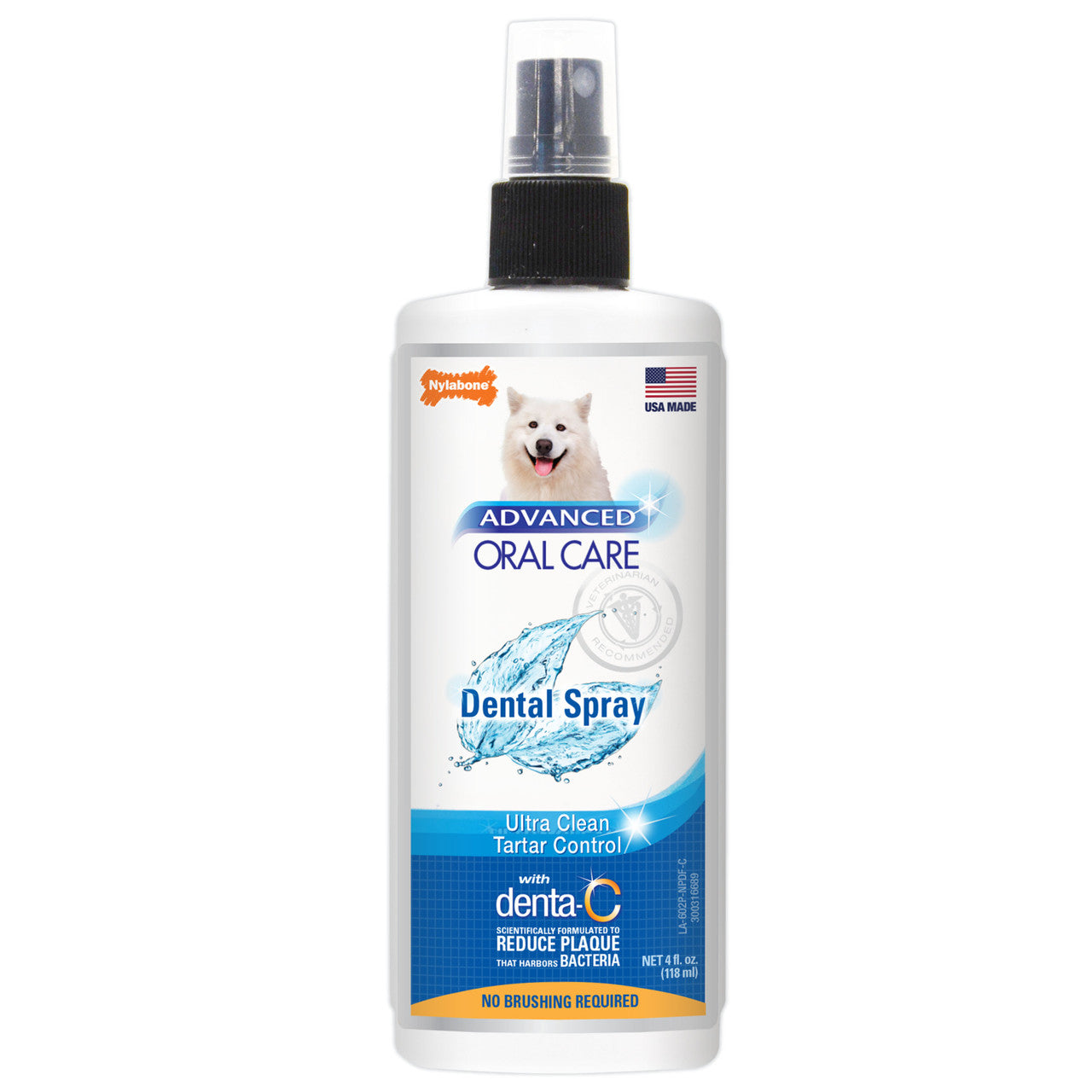 Nylabone Advanced Oral Care Dental Spray Fresh Breath 4 oz. (1 Count)