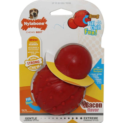 Nylabone chew Rhino Stuffable bacon Md 018214846550