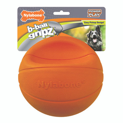 Nylabone Power Play Dog Basketball B-Ball Gripz Large (1 Count)
