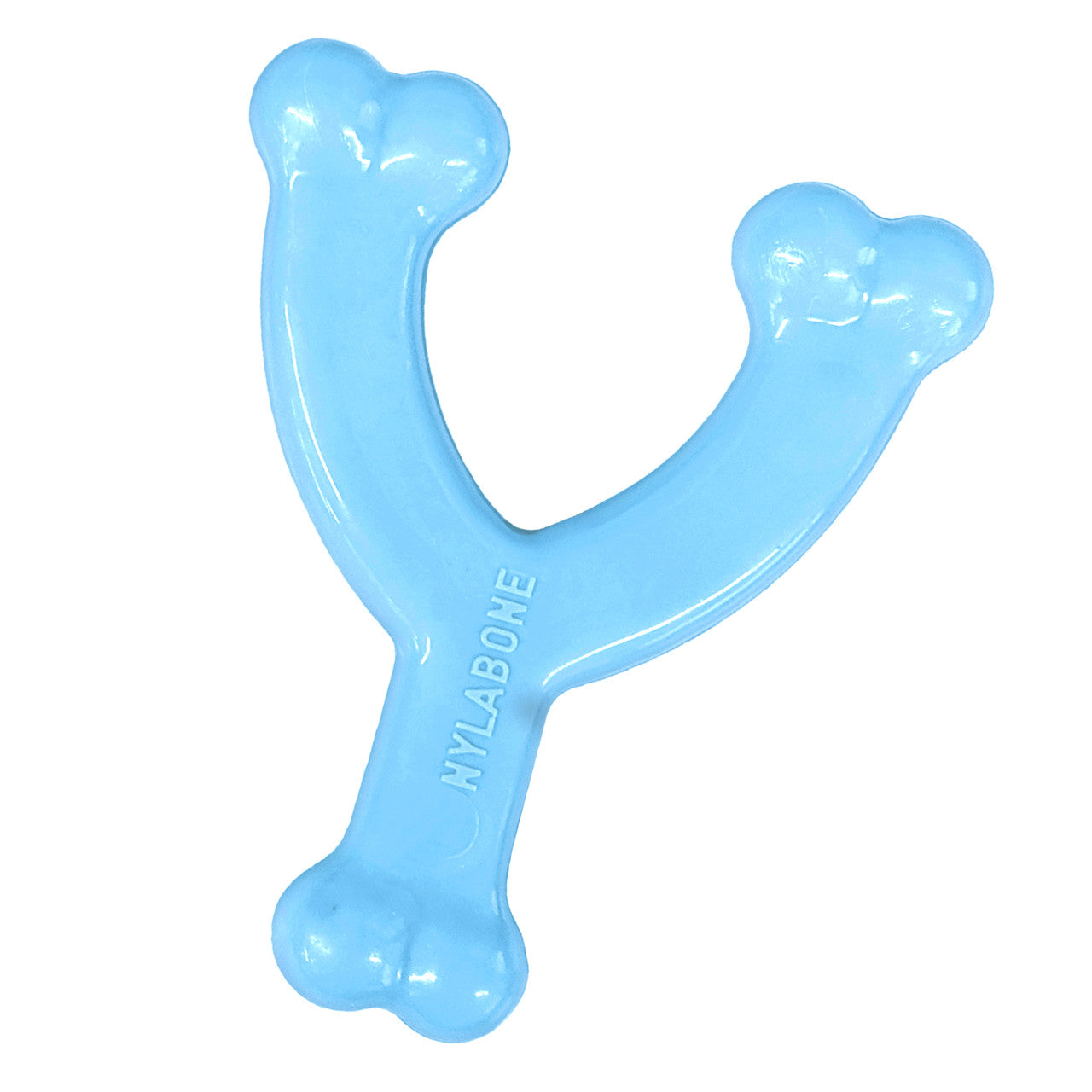 Nylabone Puppy Chew Toy Wishbone Chicken Blue X-Small/Petite (1 Count)