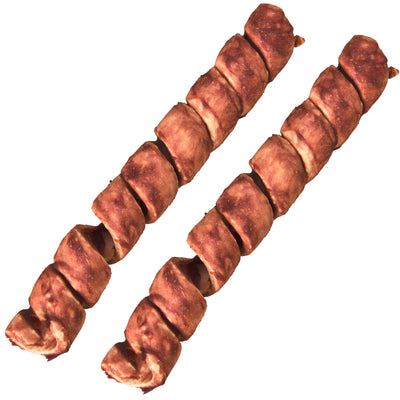 Fieldcrest Farms Nothin' to Hide Bully Spirals Dog Treats 8 in, 2 pk 810002635267