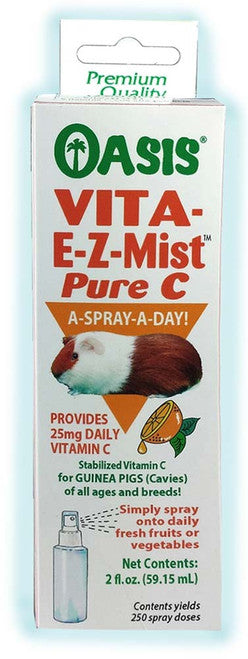 Oasis VITA E - Z - Mist Pure Vitamin C Spray for Guinea Pig 2 fl. oz - Small - Pet