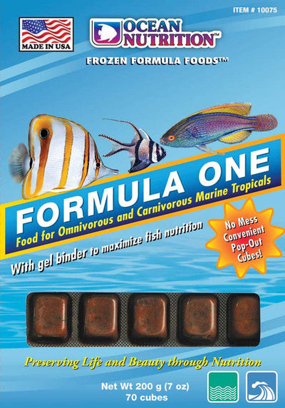 Ocean Nutrition Formula One Frozen Fish Food 7 oz SD - 5 - Aquarium