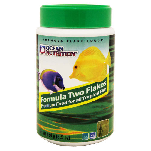 Ocean Nutrition Formula Two Flakes Fish Food 5.5 oz - Aquarium