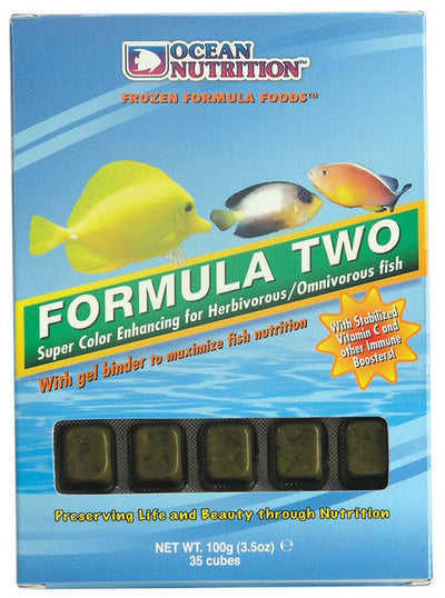 Ocean Nutrition Formula Two Frozen Fish Food 3.5 oz SD - 5 - Aquarium