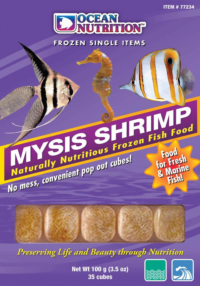 Ocean Nutrition Mysis Shrimp Frozen Fish Food 3.5 oz SD-5