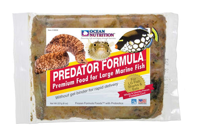 Ocean Nutrition Predator Formula Frozen Fish Food 8 oz SD-5