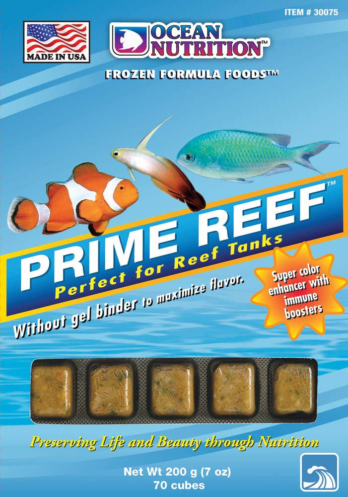 Ocean Nutrition Prime Reef Frozen Fish Food 7 oz SD-5 (D)