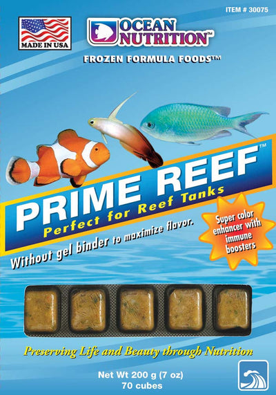 Ocean Nutrition Prime Reef Frozen Fish Food 7 oz SD-5  (D)