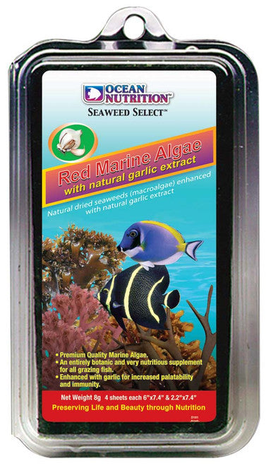 Ocean Nutrition Red Marine Seaweed Algae Fish Food 8 g - Aquarium