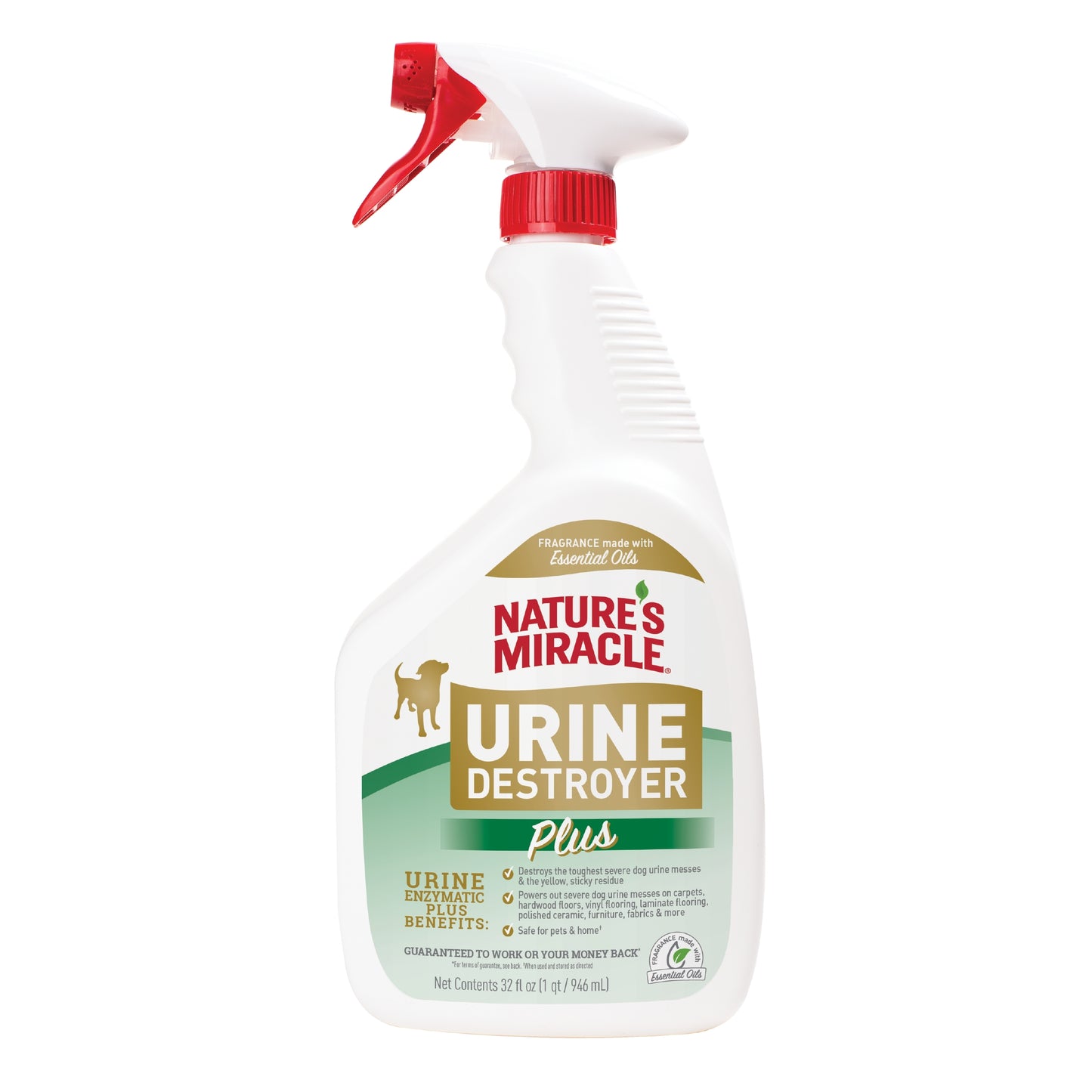 Nature's Miracle Dog Urine Destroyer Plus Ready to Use Spray 32 oz 018065983664