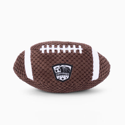 ZippyPaws SportsBallz Dog Toy Football Medium 818786019358