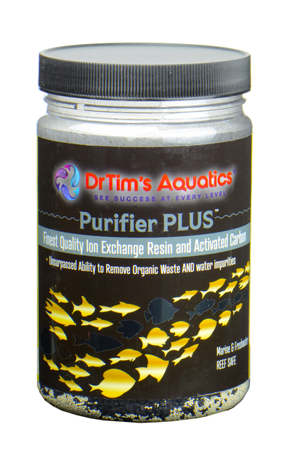 Dr. Tim's Aquatics Purifier PLUS Ion Exchange Filter Resin & Activated Carbon 32 oz, 1050 gal 812540018977