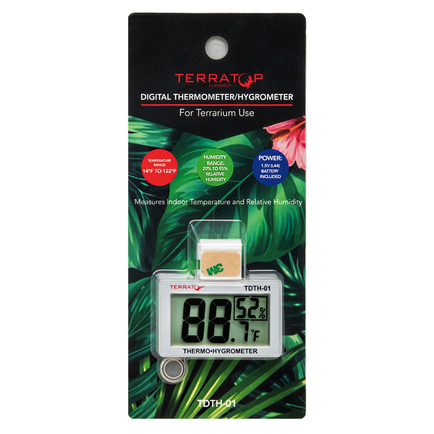Aquatop Terratop Digital Thermomter/Hygrometer 810146750611