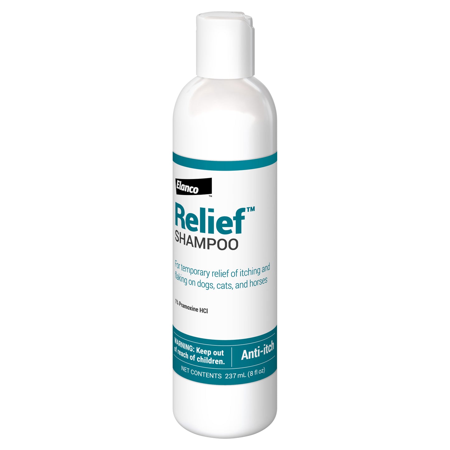 Elanco Relief Pet Shampoo w/Pramoxine & Colloidal Oatmeal 8 oz 724089834201