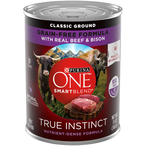 One SmartBlend Ground Beef / Bison 12 13 oz - Dog