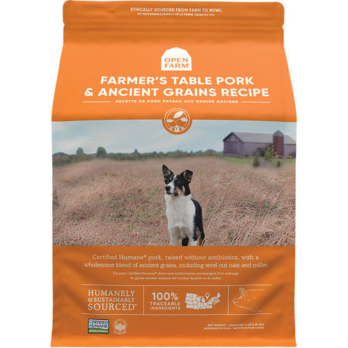 Open Farm Dog Ancient Grain Farmer’s Table Pork 22lb