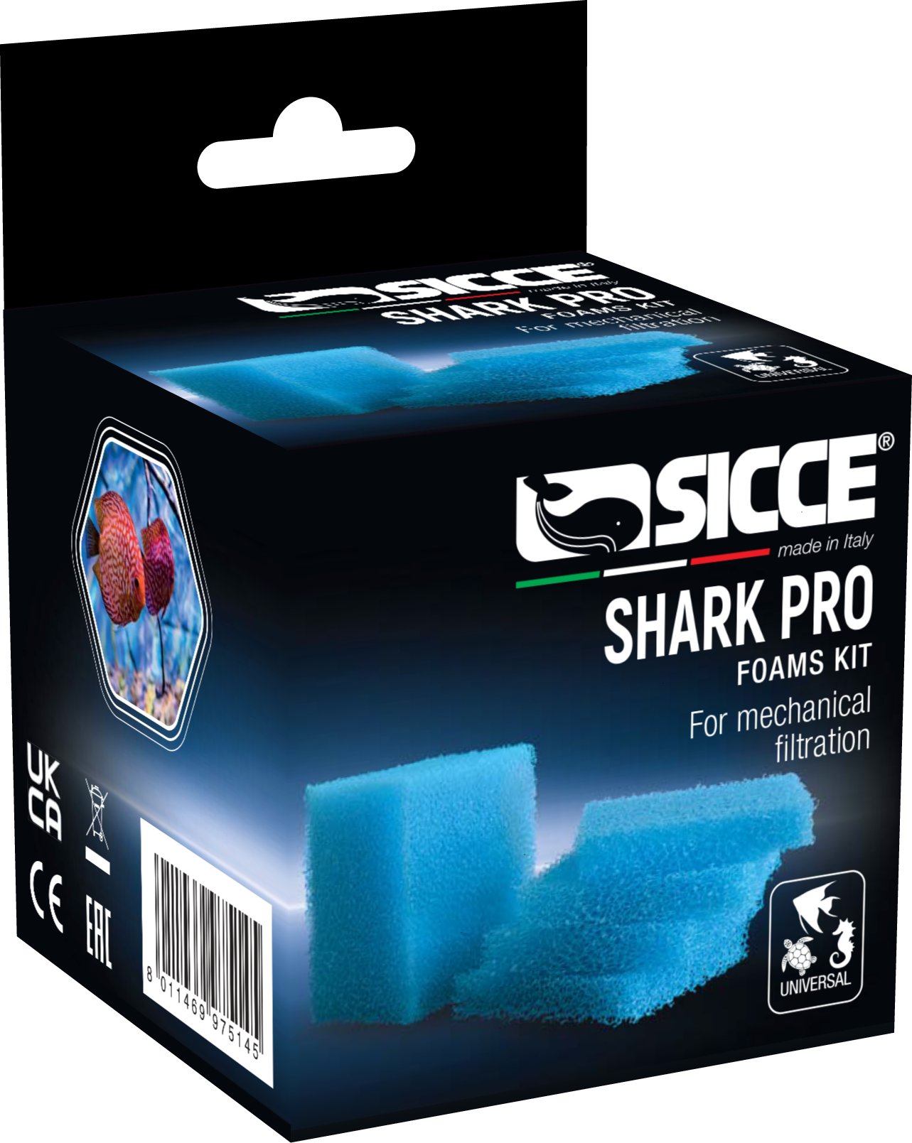 Sicce SHARK PRO Sponges 4Pc 8011469975145