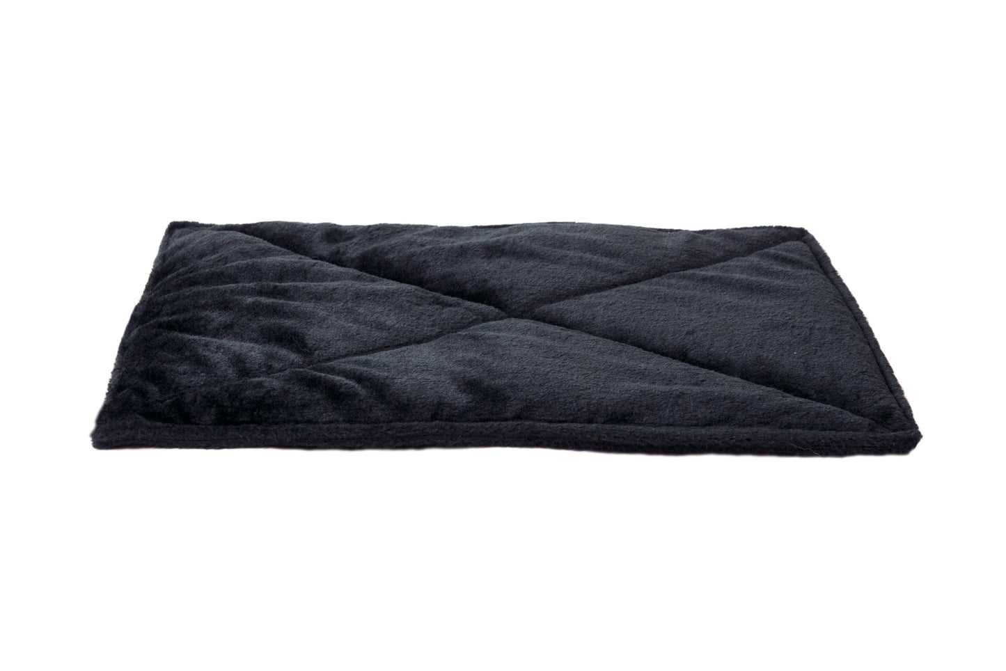 Fur Haven Pet Products Thermanap Faux Fur Warming Pet Mat Black Small 842229102321
