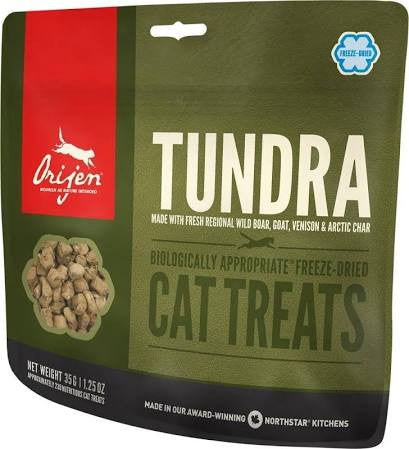 Orijen Grain Free Freeze Dried Tundra Cat Treats-1.25-oz-{L+x} 064992684358