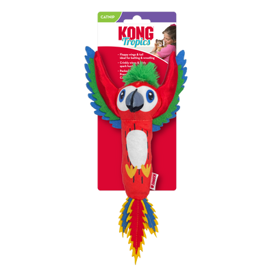 KONG Tropics Bird Cat Toy Assorted Color 035585524146