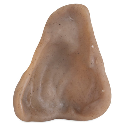 Pet Qwerks Barkbone Natural Instincts Nylon Pig Ear Dog Chew Toy Bacon Medium 856400007398