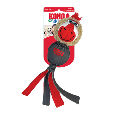 KONG Wubba Zoo Dog Toy Mandrill Large 035585502892