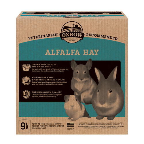 Oxbow Animal Health Alfalfa Hay Small Treat 9lb - Small - Pet