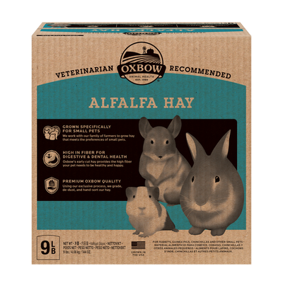 Oxbow Animal Health Alfalfa Hay Small Treat 9lb - Small - Pet