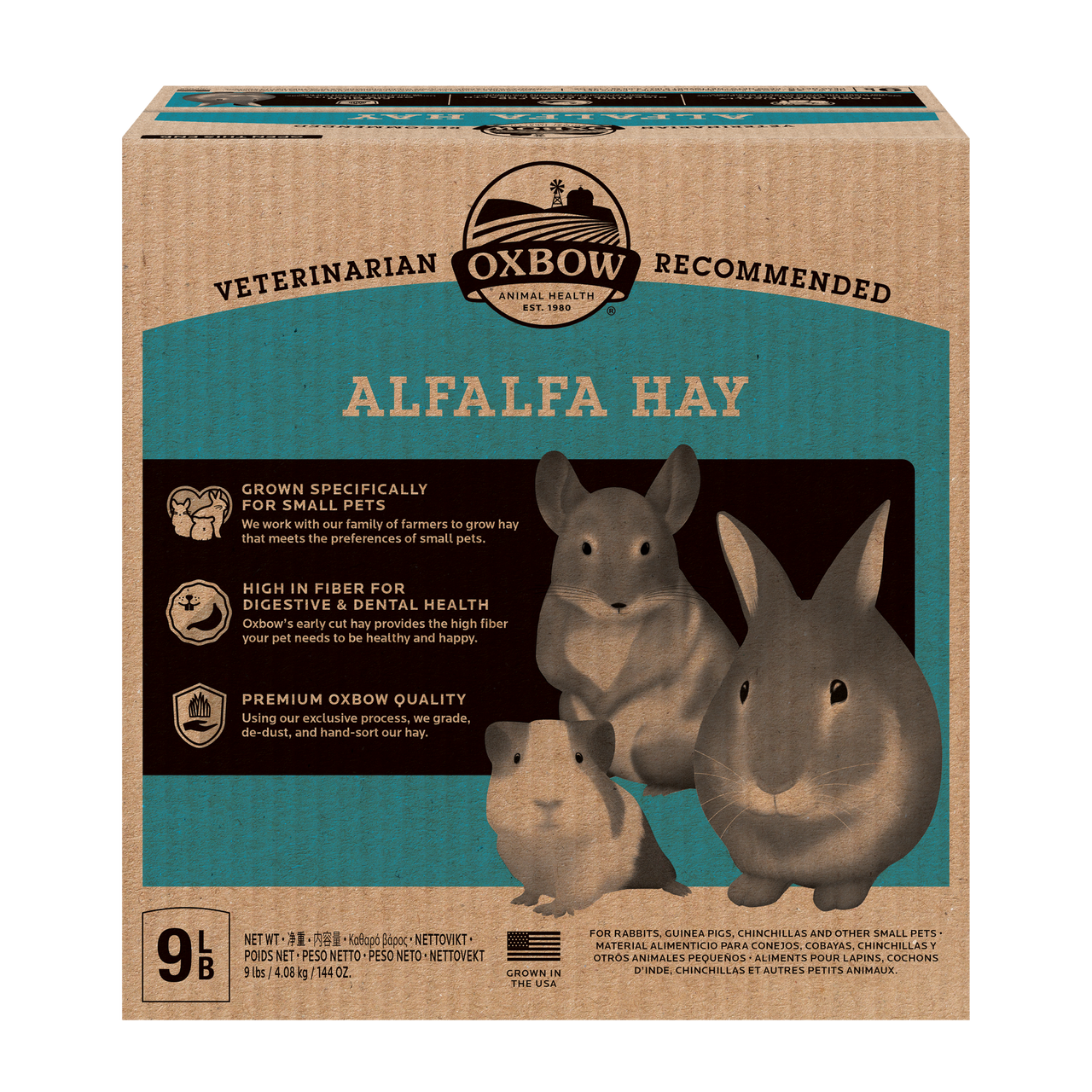Oxbow Animal Health Alfalfa Hay Small Animal Treat 9lb