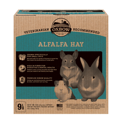 Oxbow Animal Health Alfalfa Hay Small Animal Treat 9lb