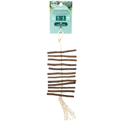 Oxbow Animal Health Enriched Life Apple Stick Dangly Small Toy One Size - Small - Pet