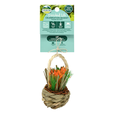 Oxbow Animal Health Enriched Life Celebration Basket Small Animal Chew One Size