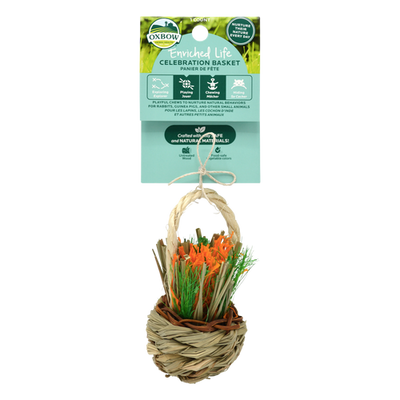 Oxbow Animal Health Enriched Life Celebration Basket Small Chew One Size - Small - Pet