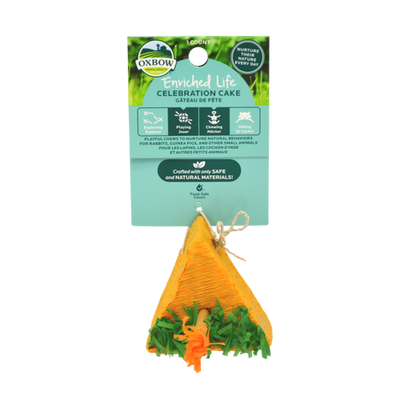 Oxbow Animal Health Enriched Life Celebration Cake Small Chew One Size - Small - Pet