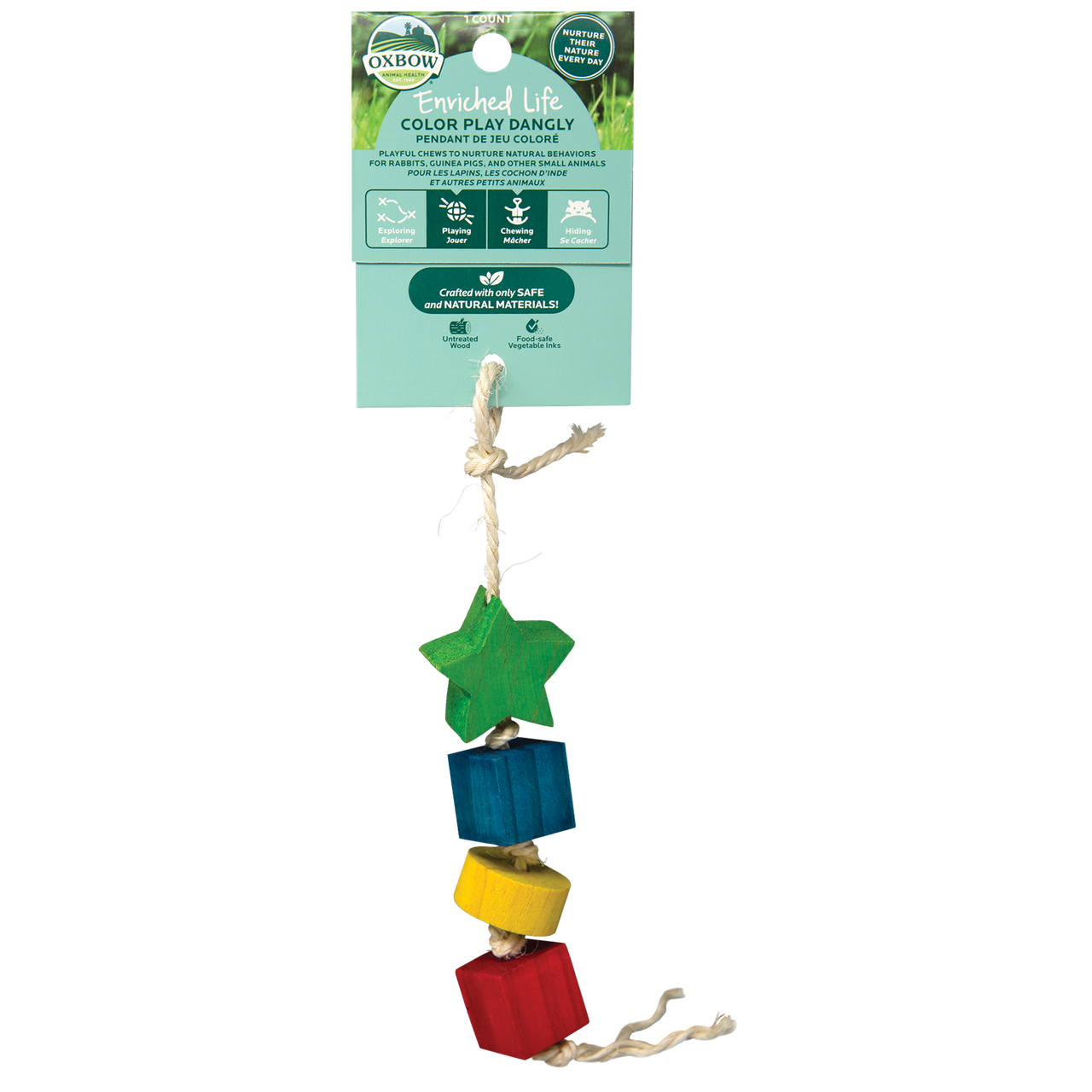 Oxbow Animal Health Enriched Life Color Play Dangly Small Animal Toy One Size