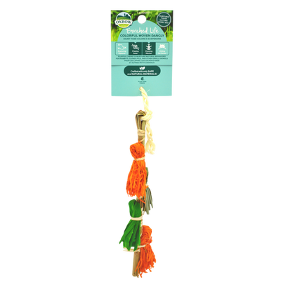 Oxbow Animal Health Enriched Life Colorful Woven Dangly Small Chew One Size - Small - Pet