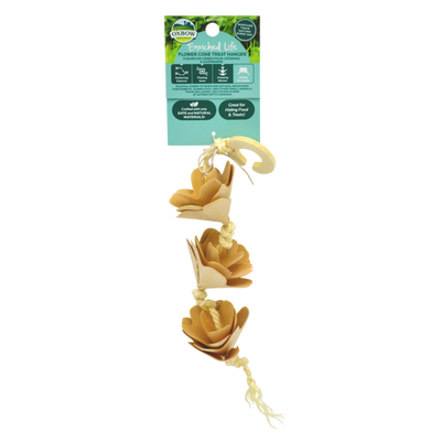Oxbow Animal Health Enriched Life Flower Cone Treat Hanger Small Chew One Size - Small - Pet