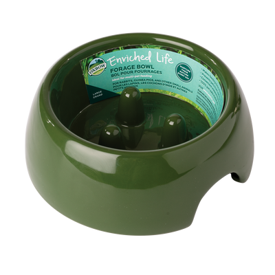 Oxbow Animal Health Enriched Life Forage Small Animal Bowl Green LG